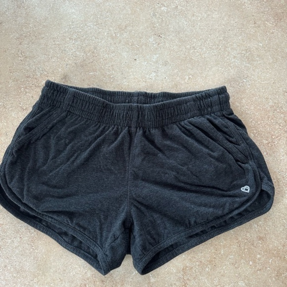 Colossem Lounge Shorts Women’s M Gray Soft Pullon Shorts with Pockets Loungewear - Picture 1 of 6